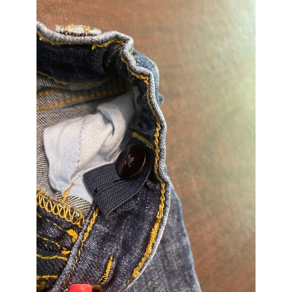 Baby Joe's Jeans Adjustable Waist Snap and Zipper Size 12 Months Luxury Classic - Picture 7 of 9